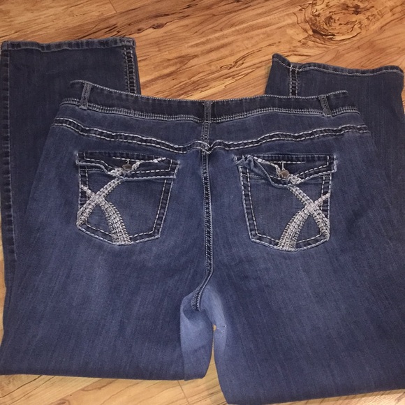Lane Bryant Denim - Lane Bryant size 24 long Tighter tummy Bootcut jea